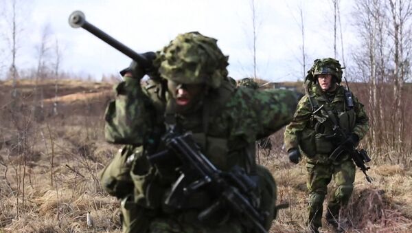 Бойцы Балтийского батальона НАТО учились освобождать Ригу от захватчиков