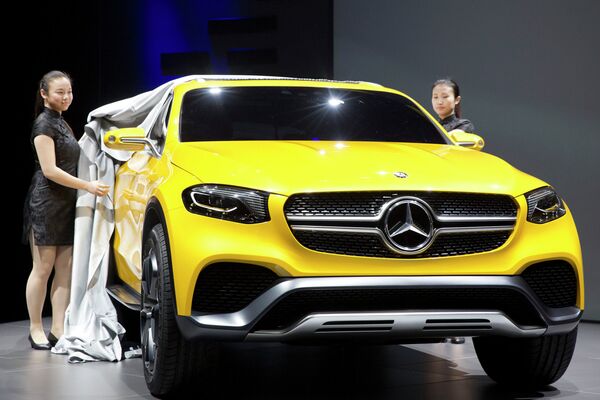 Концепт Mercedes-Benz GLС Coupe на автосалоне в Шанхае