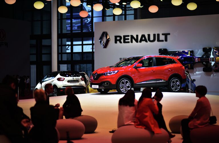 Автомобиль Renault Kadjar на автосалоне в Шанхае