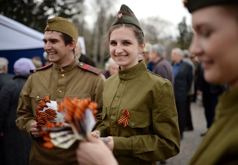 Общероссийская акция Георгиевская ленточка