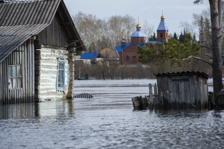 Паводок в Омской области