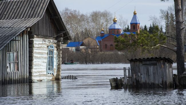 Паводок в Омской области. Архивное фото