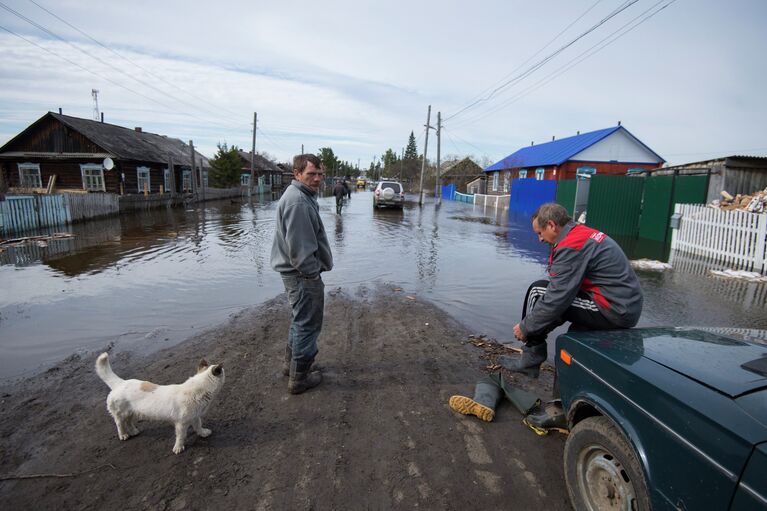 Паводок в Омской области