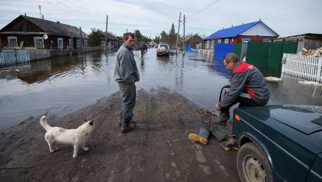 Паводок в Омской области. Архивное фото