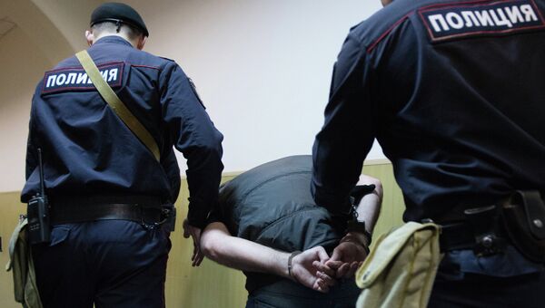 Фигурант дела об убийстве оппозиционного политика Бориса Немцова Анзор Губашев в суде. Архивное фото