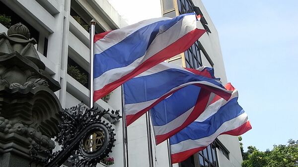 Флаги Таиланда. Архивное фото