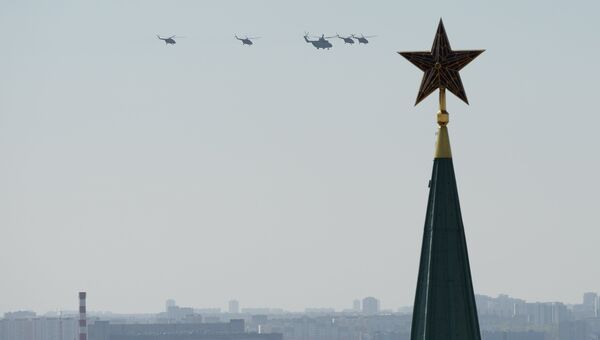 Военный парад победы в Москве. Архивное фото