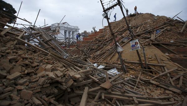Последствия землетрясения в Непале