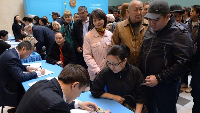 Выборы в Республике Казахстан. Архивное фото