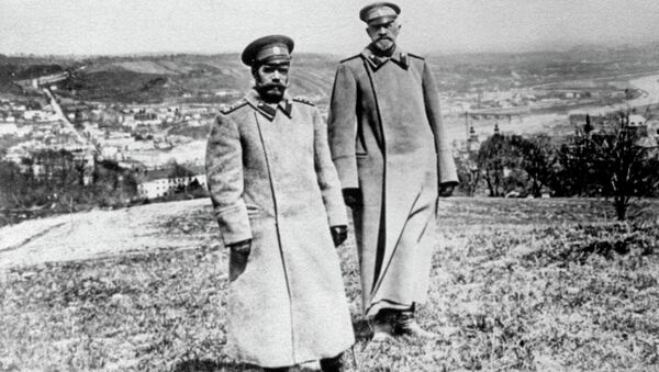 Николай II и Великий князь Николай Николаевич