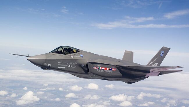 Американский истребитель Lockheed Martin F-35 Lightning II. Архивное фото