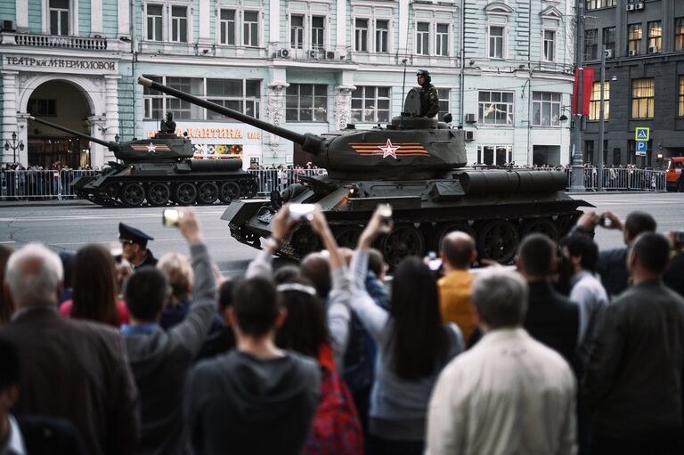 Репетиция парада Победы в Москве