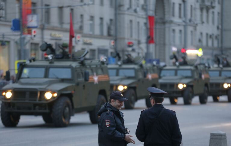 Репетиция парада Победы в Москве