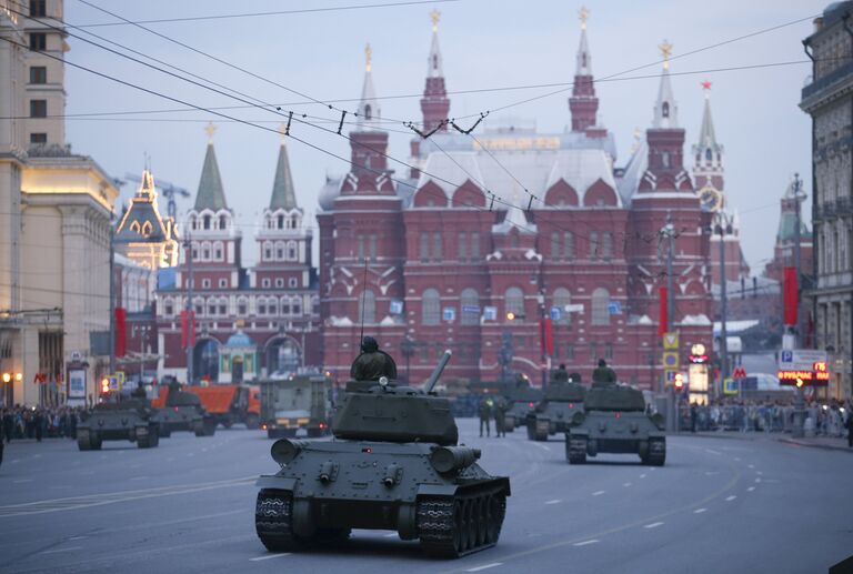 Репетиция парада Победы в Москве