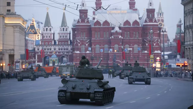 Репетиция парада Победы в Москве