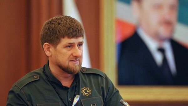 Глава Чеченской Республики Рамзан Кадыров . Архивное фото