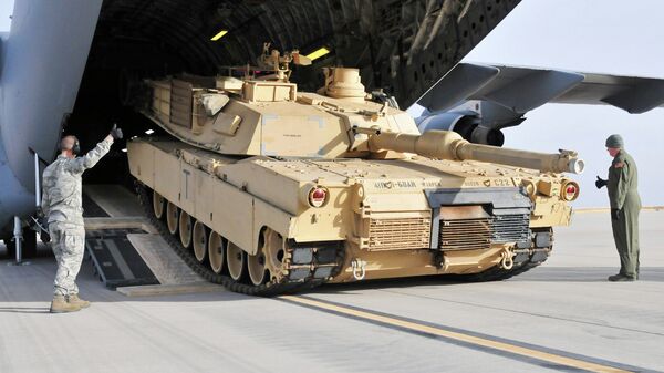 Американский танк M1A2 Abrams. Архивное фото.