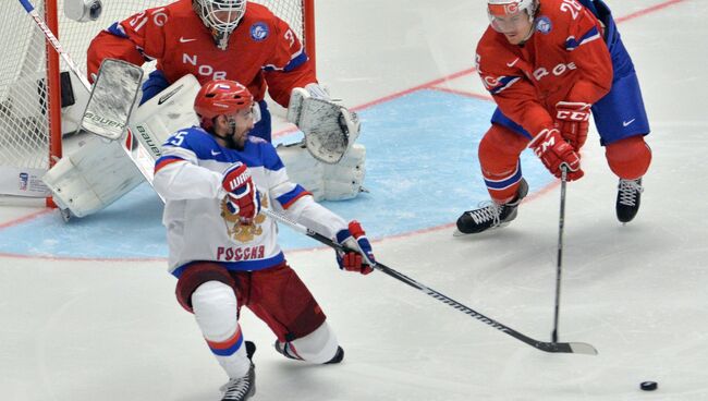 Хоккей. Чемпионат мира - 2015. Матч Россия - Норвегия