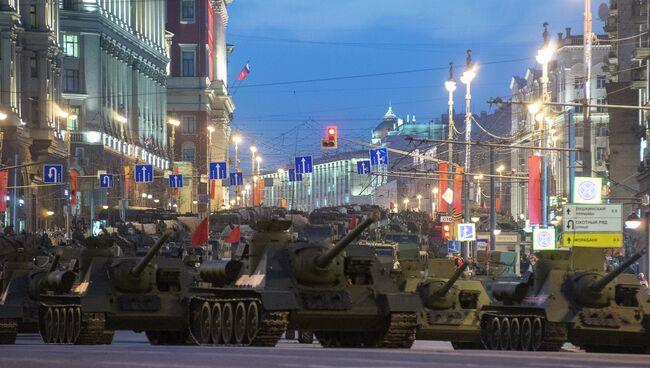 Репетиция парада Победы в Москве