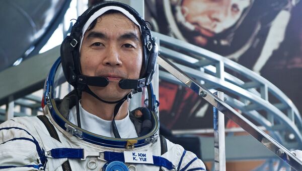 Участник экипажа Международной космической станции-44/45 астронавт ДжАКСА Кимия Юи (Япония)