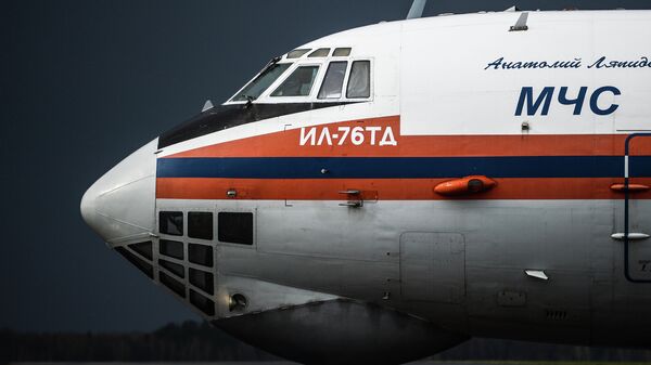 Самолет Ил-76 МЧС РФ. Архивное фото