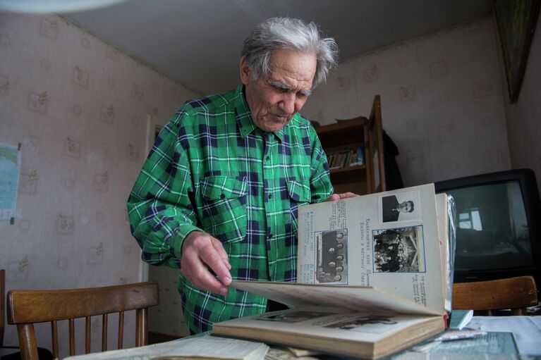 Ветеран Великой Отечественной войны, минометчик Александр Черняев