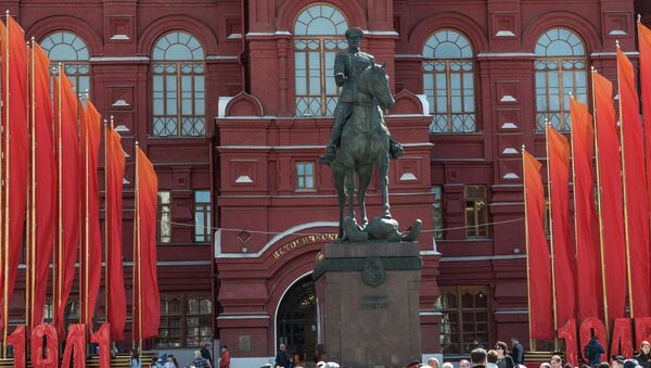 Москва в преддверии Дня Победы. Архивное фото