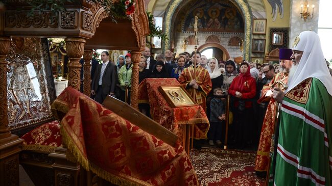 Патриаршее служение в день памяти великомученика Георгия Победоносца