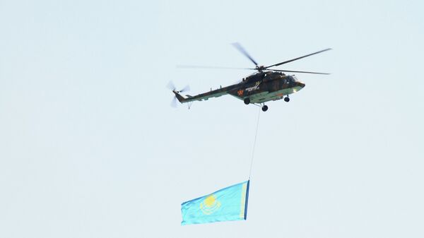 Военный парад, посвященный победе в ВОВ, в Казахстане