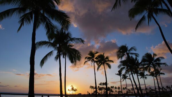 Закат на Гавайях. Архивное фото