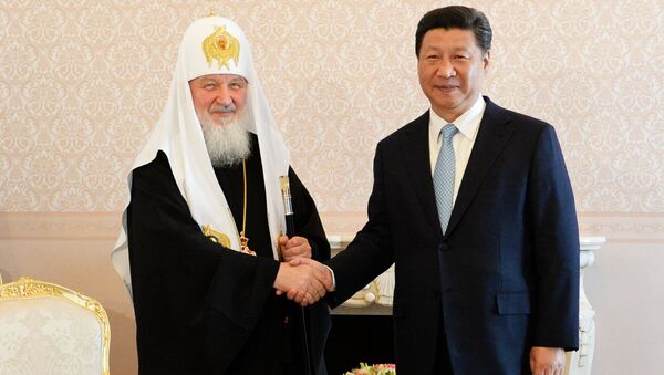 Патриарх Московский и всея Руси Кирилл встретился с председателем Китайской Народной Республики Си Цзиньпином