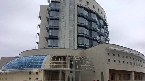 Шайба - здание будущего штаба Роскосмоса. Архивное фото