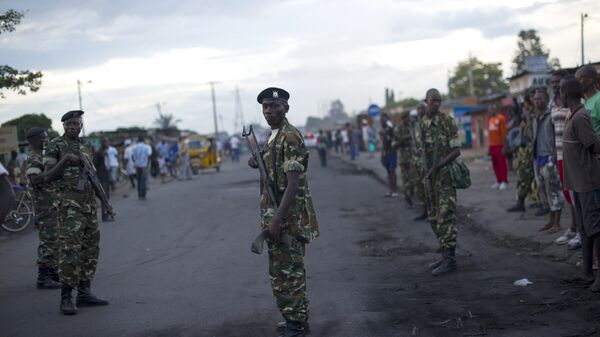 Солдаты в Бурунди