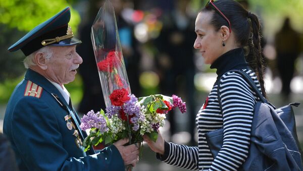 Празднование 70-летия Победы в Великой Отечественной войне 1941-1945 годов на Украине. Архивное фото