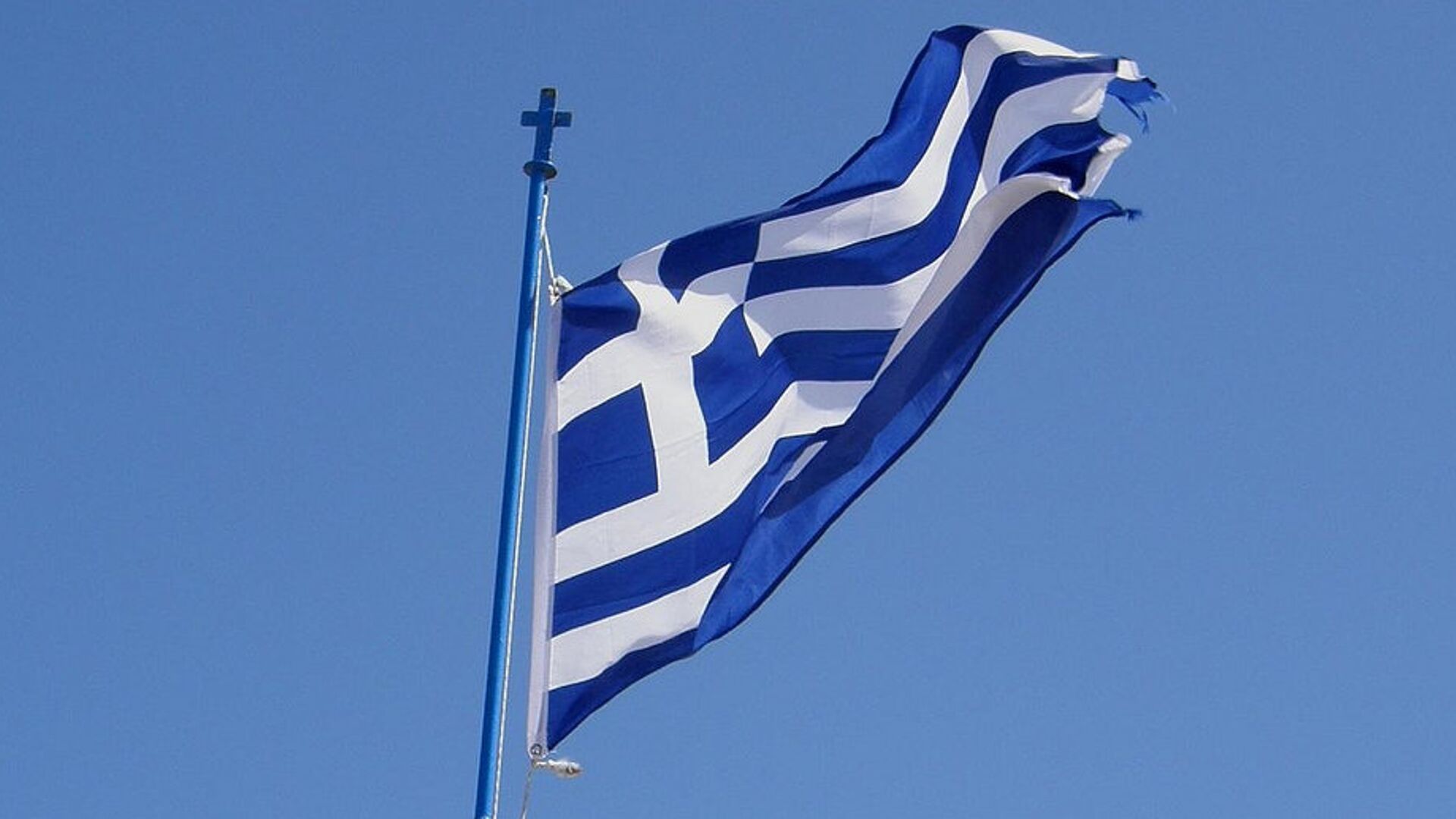Греческий флаг - РИА Новости, 1920, 28.06.2022