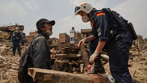 МЧС России участвует в поисково-спасательных работах в Непале. Архивное фото
