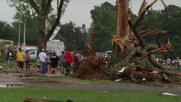 Поваленные деревья и поврежденные дома – последствия мощных торнадо в США