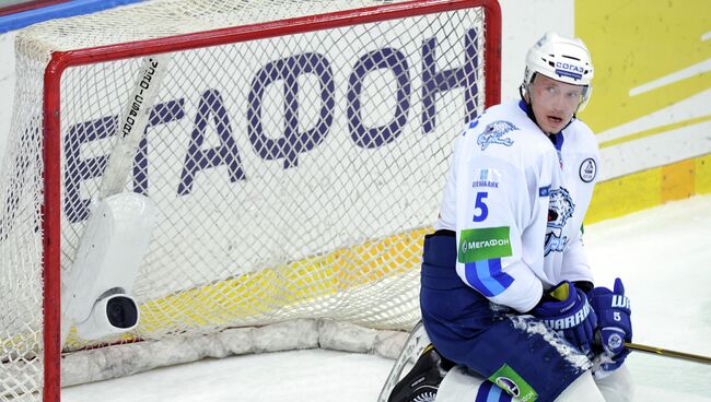 Защитник Барыса Алексей Литвиненко. Архивное фото