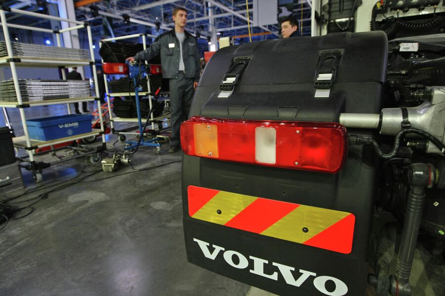 Завод по выпуску грузовых автомобилей шведского концерна Volvo Group в Калуге