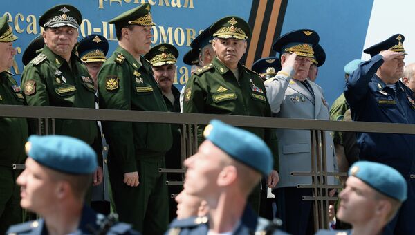 Министр обороны РФ, генерал армии Сергей Шойгу во время рабочей поездки в Новороссийск