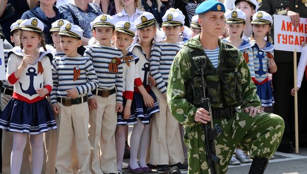 Парад детских войск в Ростове-на-Дону