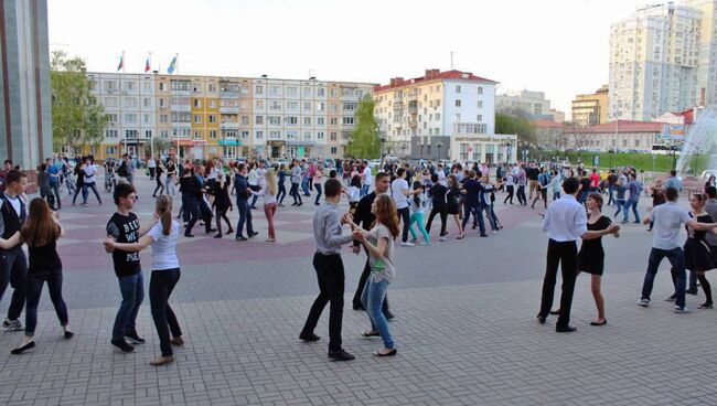 Акция Вальс Победы в Белгороде