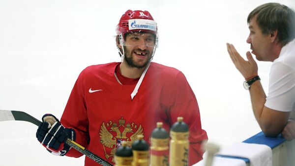 Тренировка сборной России по хоккею в Чехии. Архивное фото