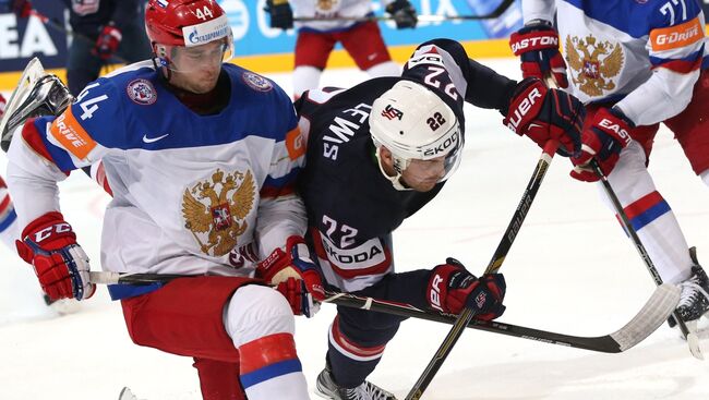 Хоккей. Чемпионат мира - 2015. Матч США - Россия