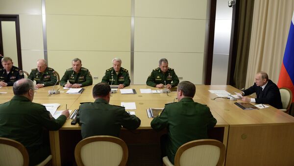 Президент РФ В.Путин провел совещание по вопросам развития Вооруженных сил РФ