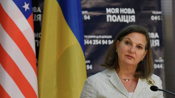 Помощник госсекретаря США Виктория Нуланд в Киеве. Архивное фото