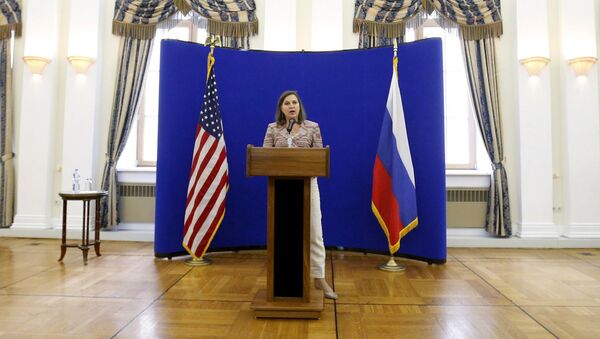 Помощник госсекретаря США Виктория Нуланд в Москве