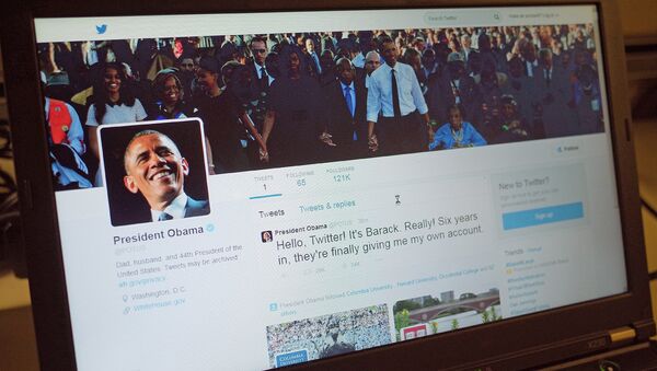 Страница Барака Обамы в Twitter