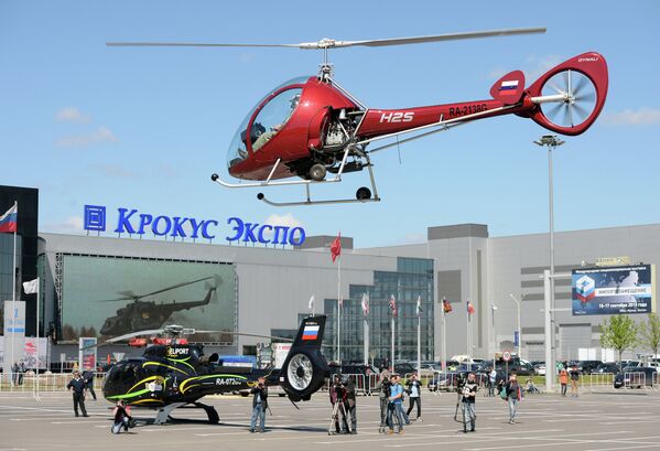 Вертолет Dynali H2S, прибывет для участия в выставке HeliRussia 2015