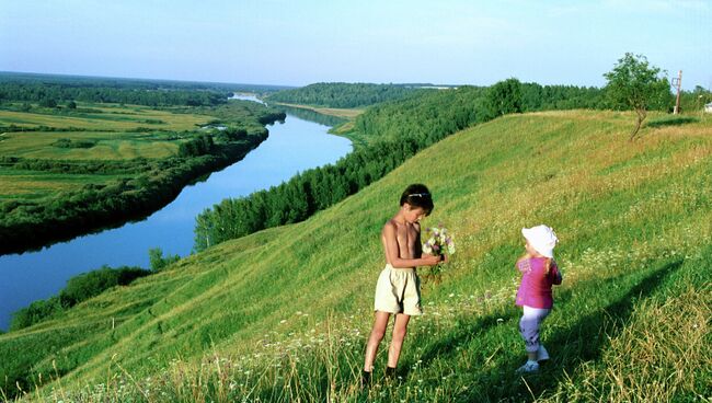 На берегу Клязьмы. Архивное фото